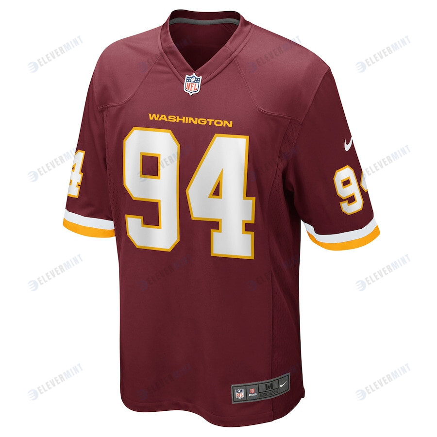 Daron Payne 94 Washington Commanders Football Team Men Game Jersey - Burgundy