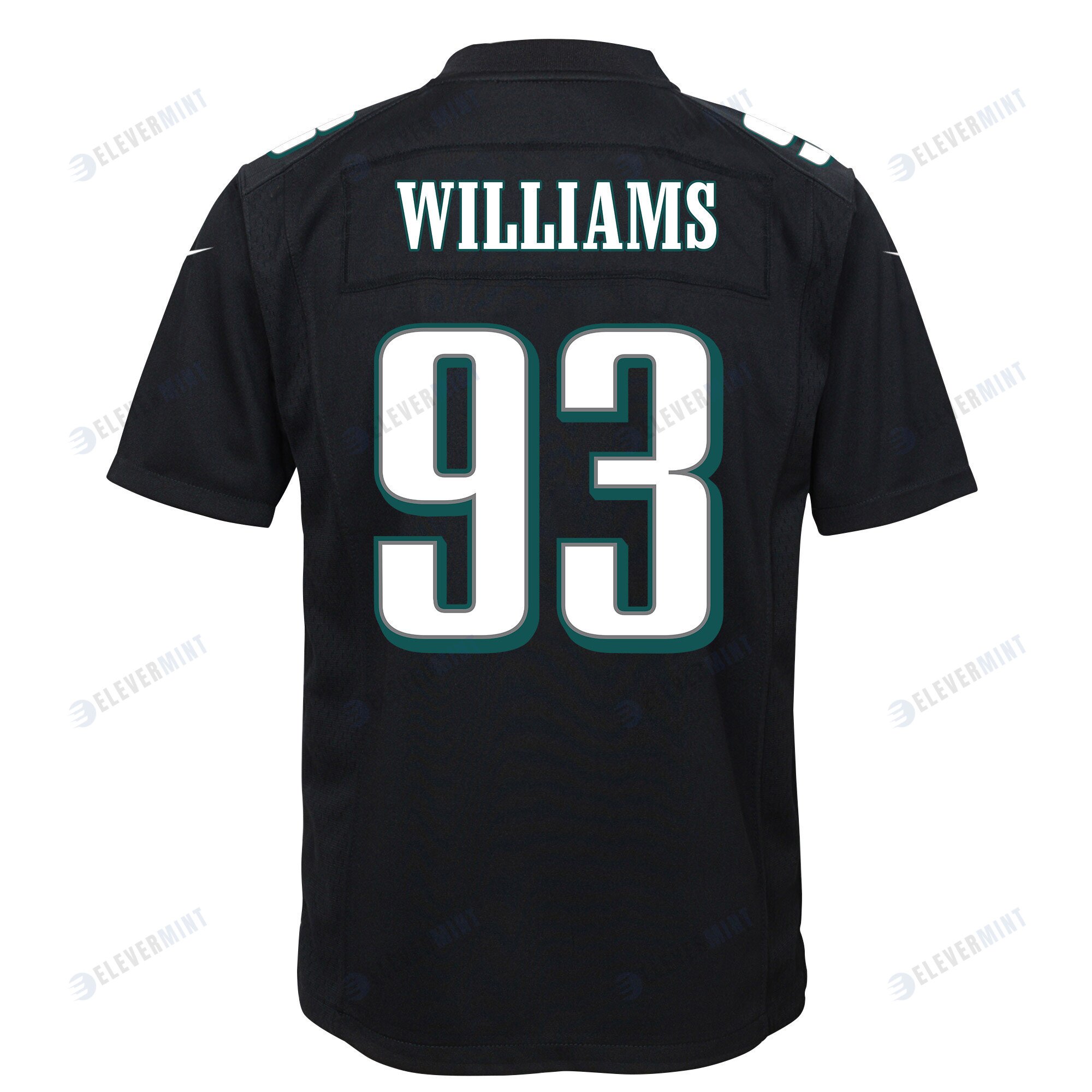 Milton Williams 93 Philadelphia Eagles Super Bowl LVII Champions 2 Stars Youth Game Jersey - Black