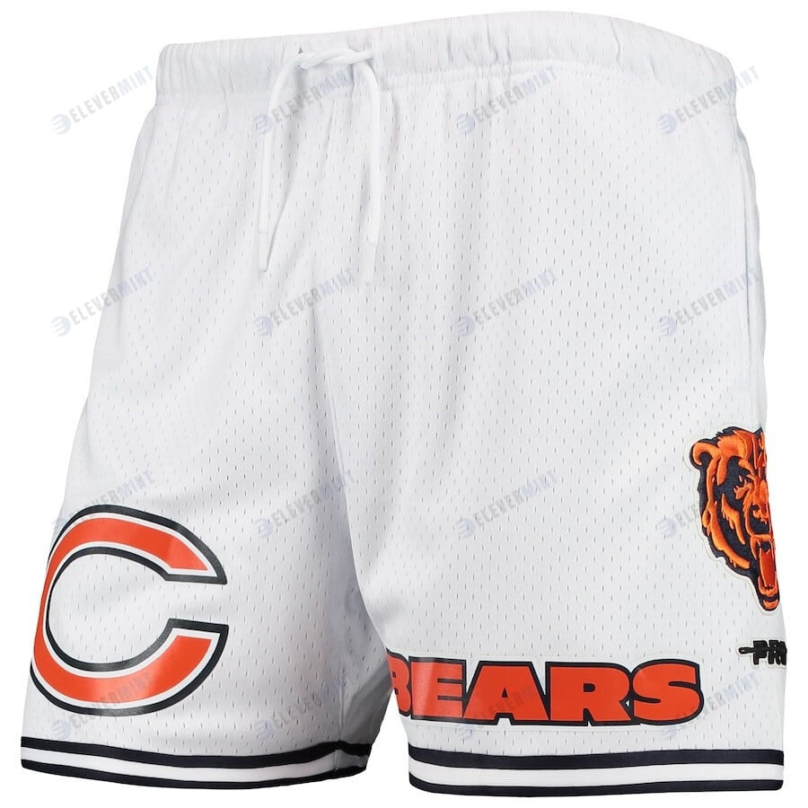 Chicago Bears Team Standard Mesh Shorts - White/Black