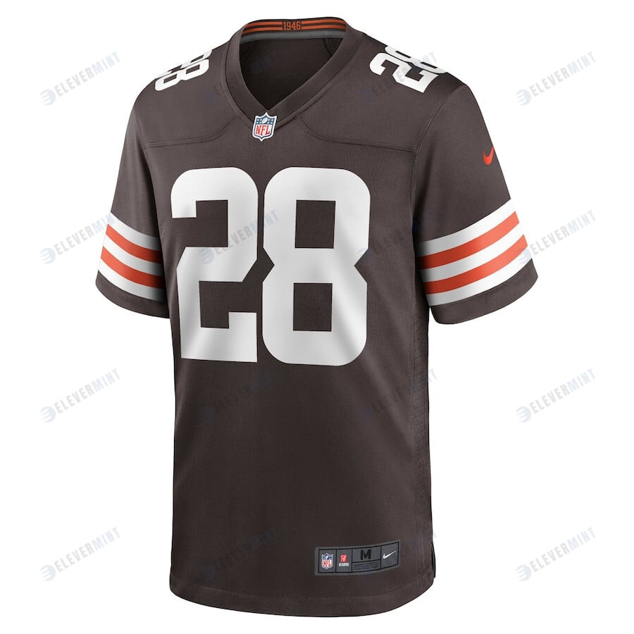 Jeremiah Owusu-Koramoah 28 Cleveland Browns Men Game Jersey - Brown