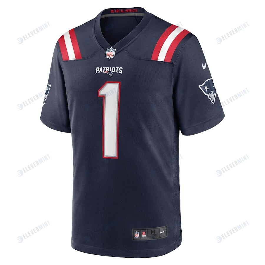 Number 1 Dad New England Patriots Game Men Jersey - Navy