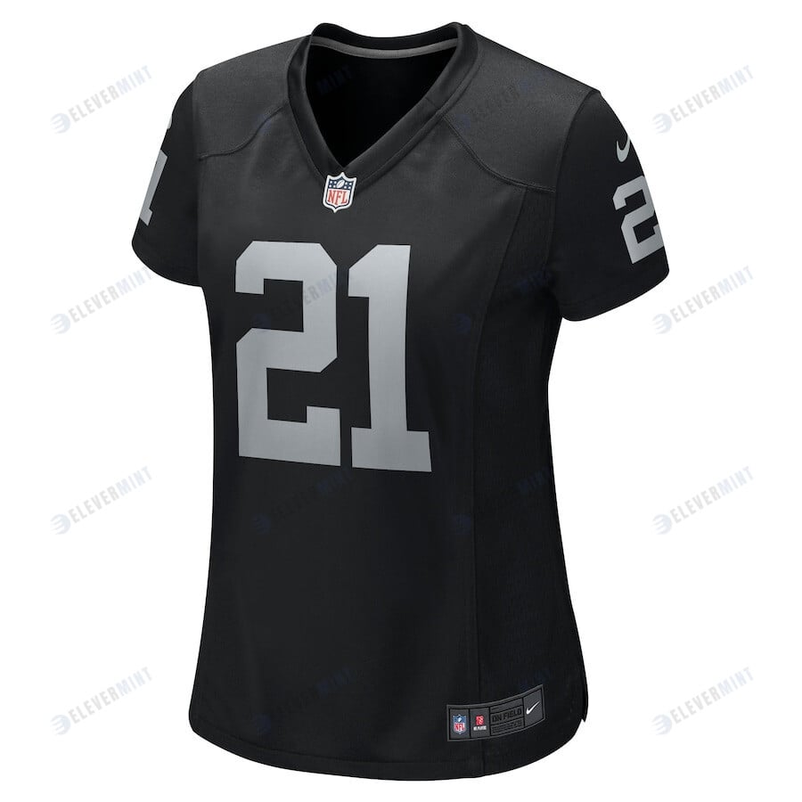 Amik Robertson 21 Las Vegas Raiders Women Team Game Jersey - Black