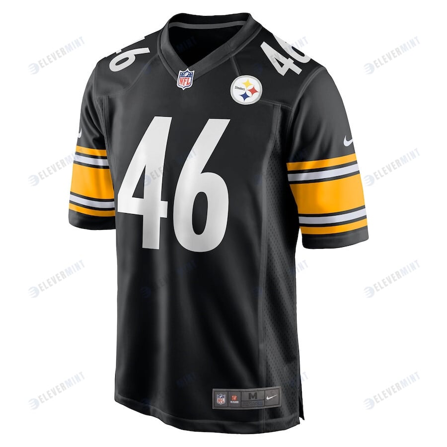 Christian Kuntz 46 Pittsburgh Steelers Men's Game Jersey - Black