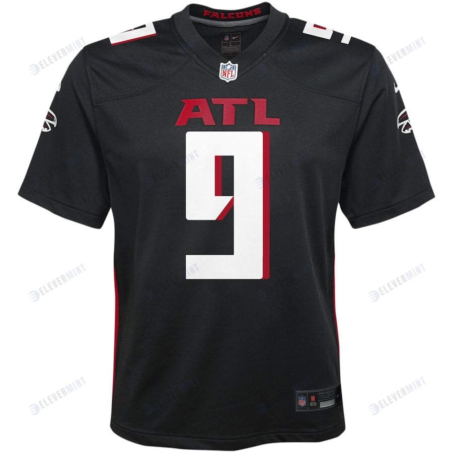 Desmond Ridder 9 Atlanta Falcons YOUTH Game Jersey - Black