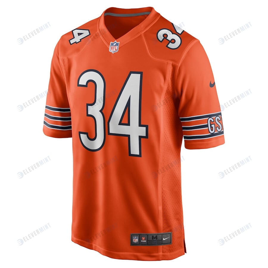 Walter Payton 34 Chicago Bears Men Retired Jersey - Orange