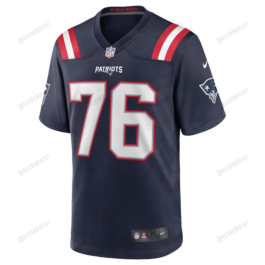 Isaiah Wynn 76 New England Patriots Men Game Jersey - Navy