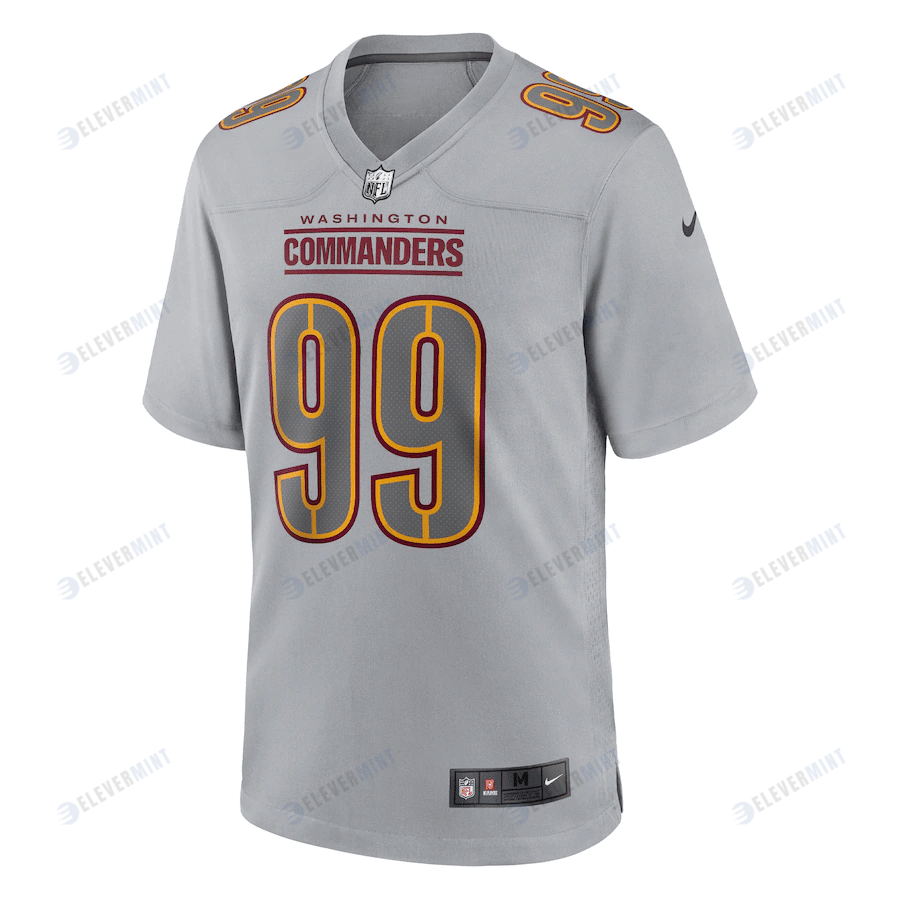 Chase Young Washington Commanders Atmosphere Fashion Game Jersey - Gray