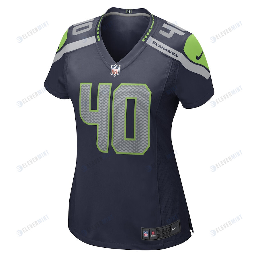 Darryl Johnson Seattle Seahawks Women's Game Player Jersey - College Navy