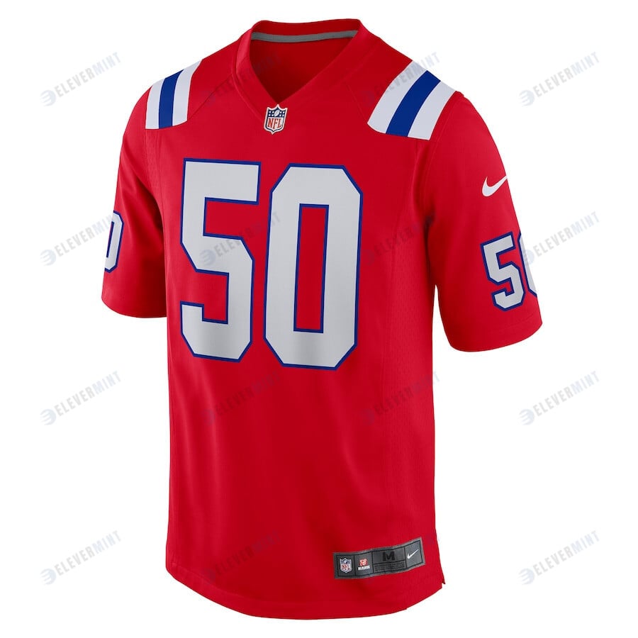 Mike Vrabel 50 New England Patriots Men Retired Alternate Game Jersey - Red