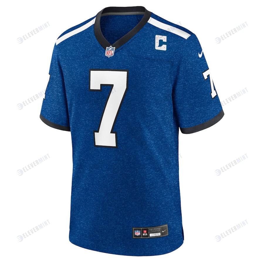 Matt Gay 7 Indianapolis Colts Indiana Nights Alternate Game Men Jersey - Royal