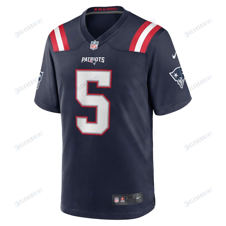 Jabrill Peppers 5 New England Patriots Game Men Jersey - Navy