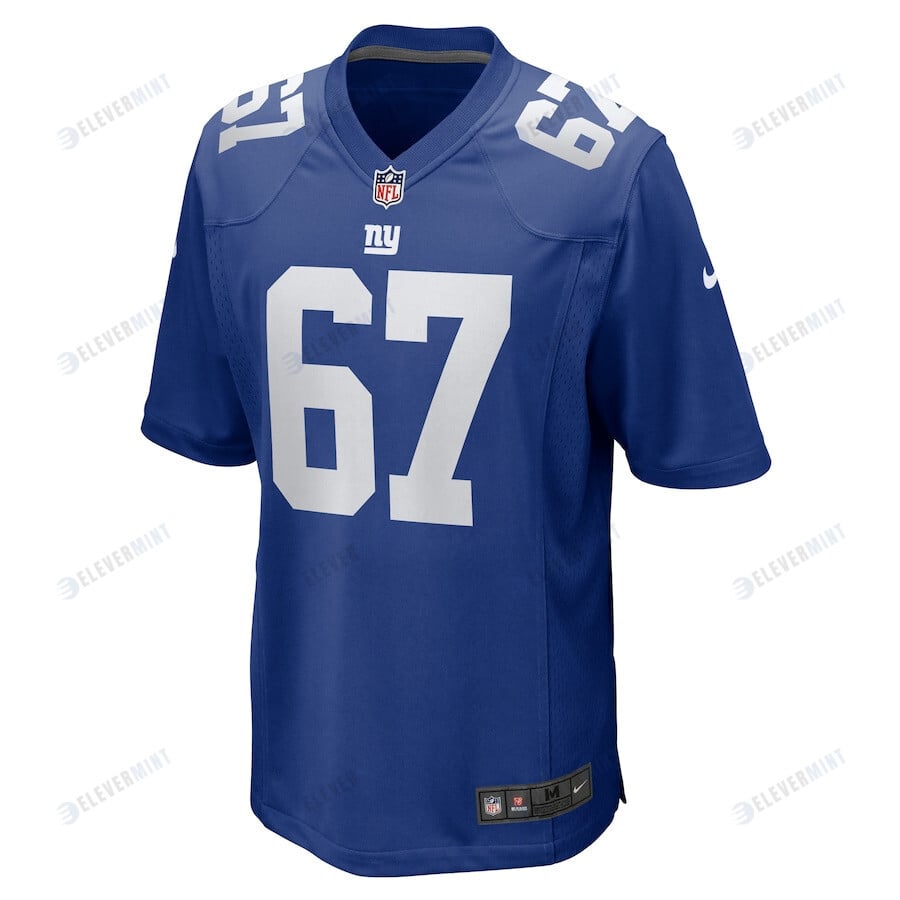 Justin Pugh 67 New York Giants Men Game Jersey - Royal