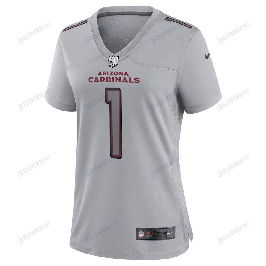 Kyler Murray 1 Arizona Cardinals Women's Atmosphere Fashion Game Jersey - Gray