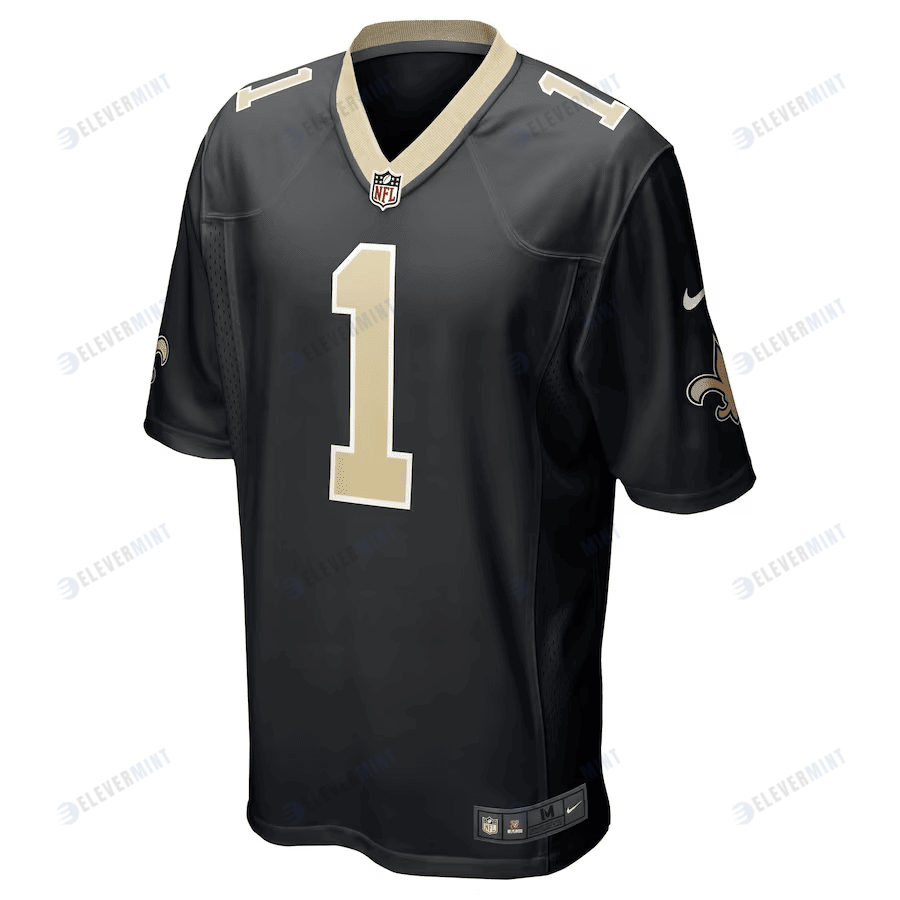 Bryan Bresee New Orleans Saints 2023 NFL Draft First Round Pick Game Jersey - Black