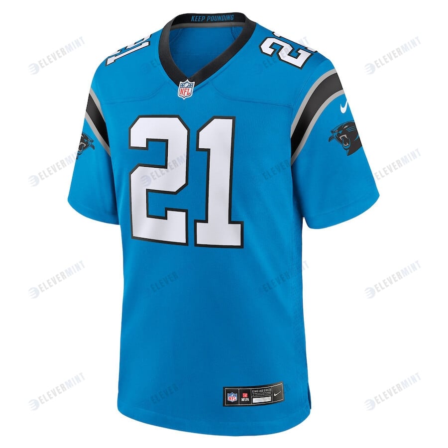 Jeremy Chinn 21 Carolina Panthers Men's Alternate Game Jersey - Blue