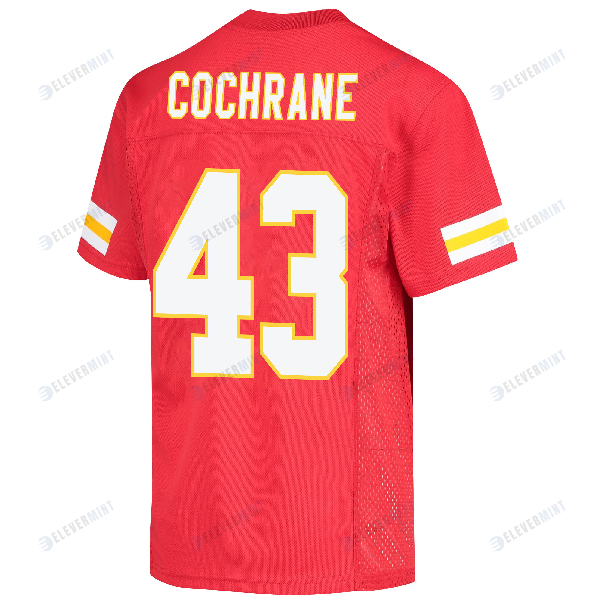 Jack Cochrane 43 Kansas City Chiefs Super Bowl LVII Champions 3 Stars Youth Game Jersey - Red
