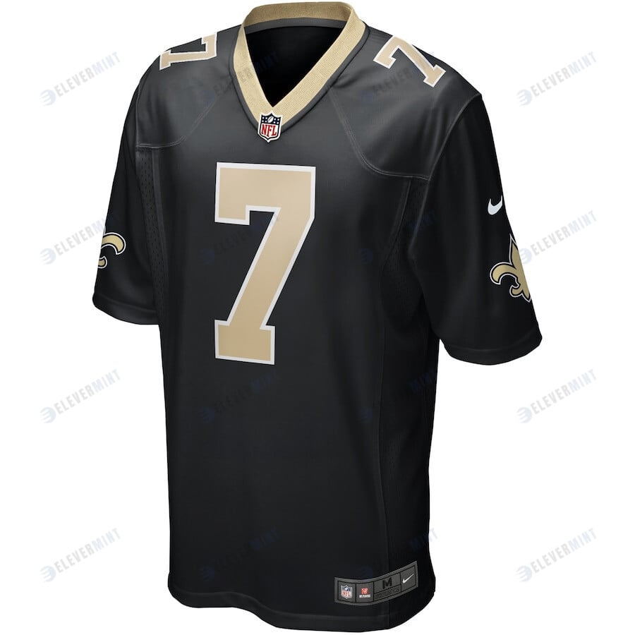 Morten Andersen 7 New Orleans Saints Men Game Retired Jersey - Black