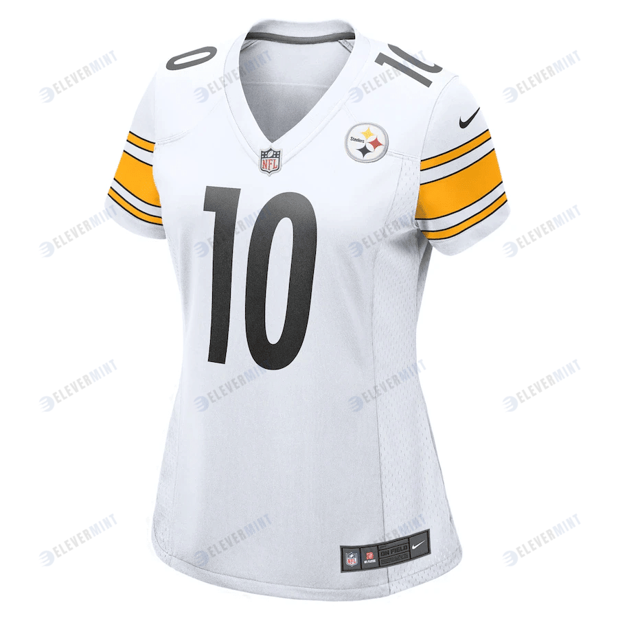 Mitchell Trubisky 10 Pittsburgh Steelers Women's Game Player Jersey - White