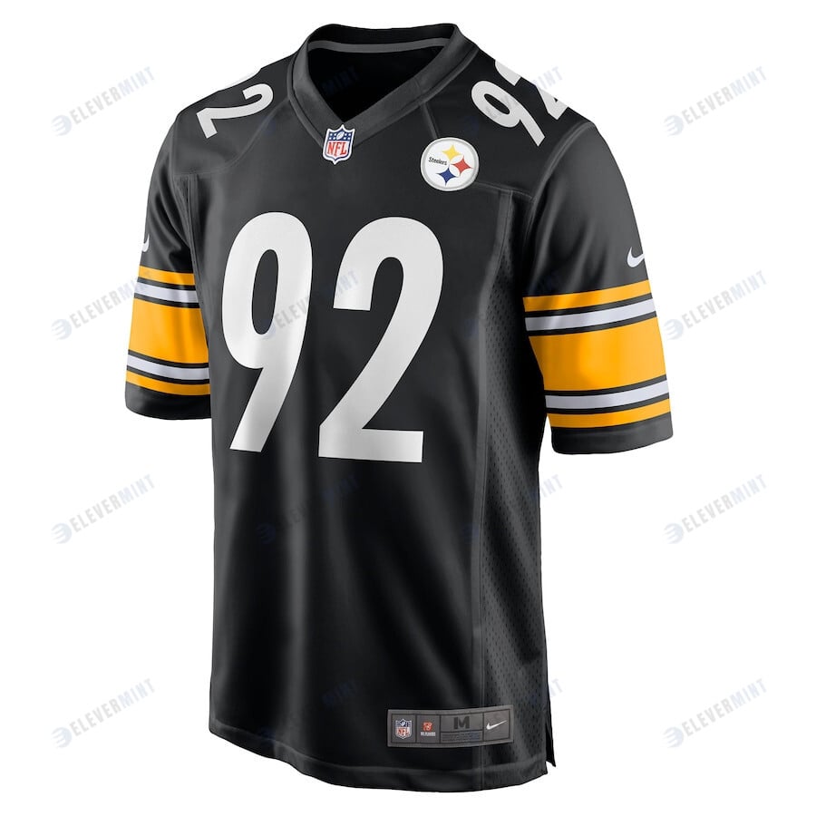 Isaiahh Loudermilk 92 Pittsburgh Steelers Men's Game Jersey - Black