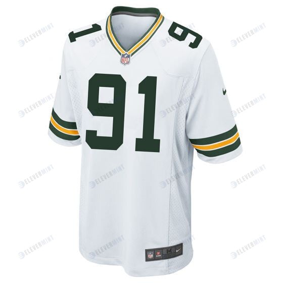 Preston Smith 91 Green Bay Packers Men Away Game Jersey - White