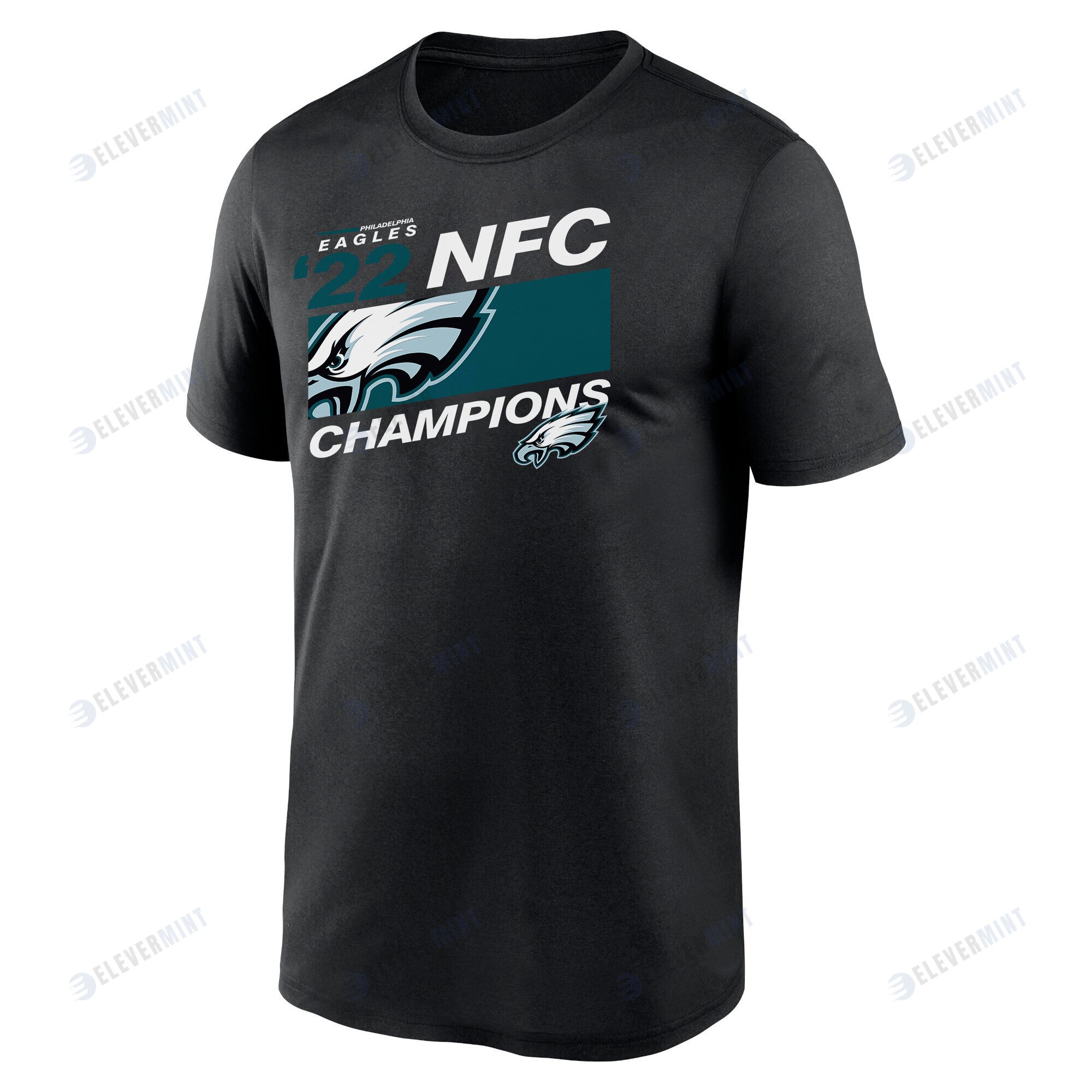 Philadelphia Eagles NFC Champions Iconic Black Men T-Shirt