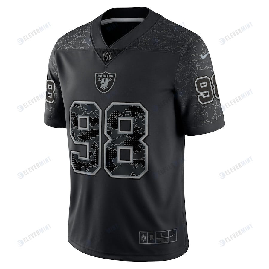 Maxx Crosby Las Vegas Raiders RFLCTV Limited Jersey - Black