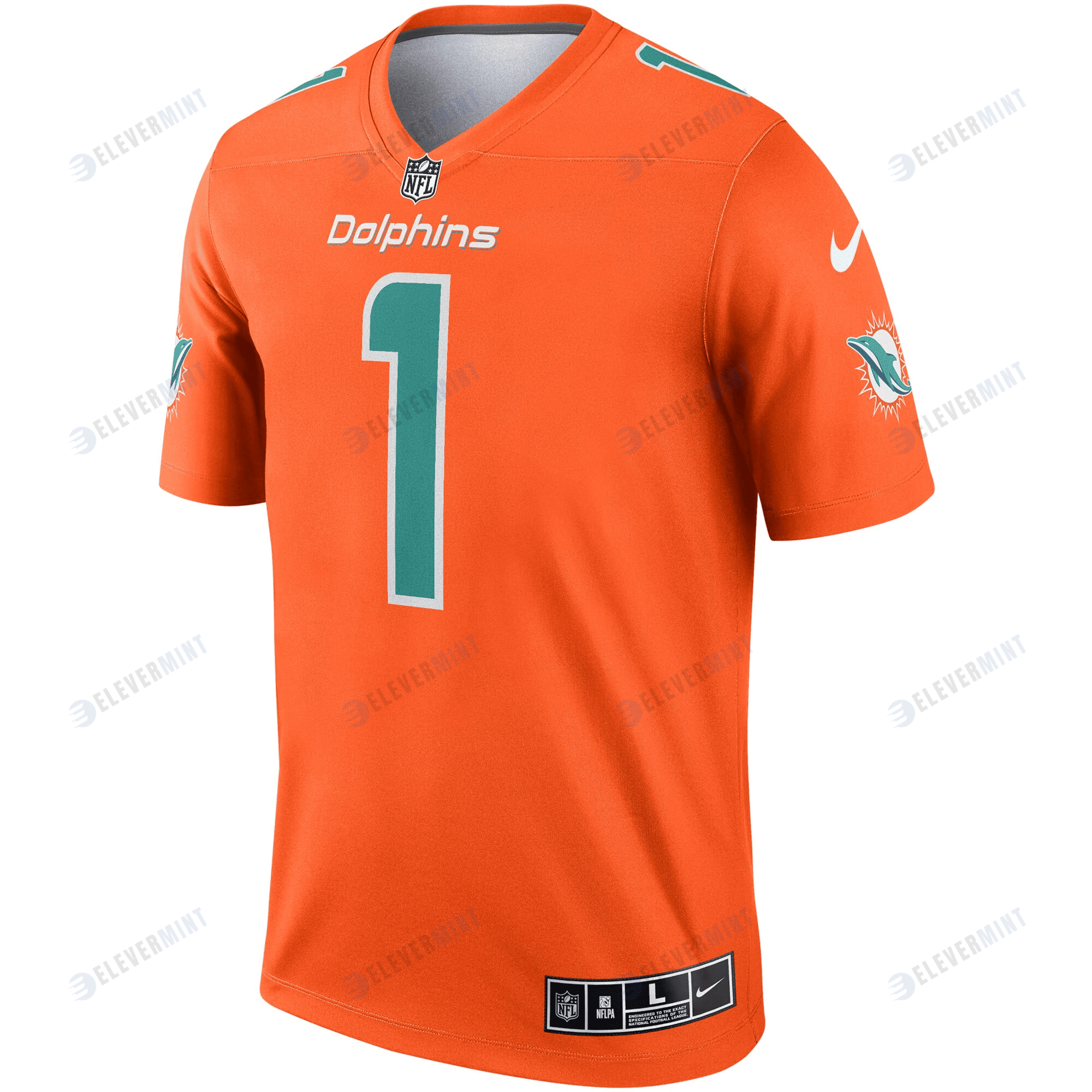 Tua Tagovailoa Miami Dolphins Inverted Legend Jersey - Orange Jersey