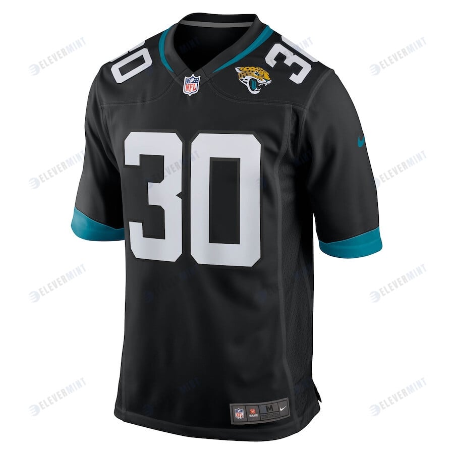 James Robinson 30 Jacksonville Jaguars Men's Game Jersey - Black