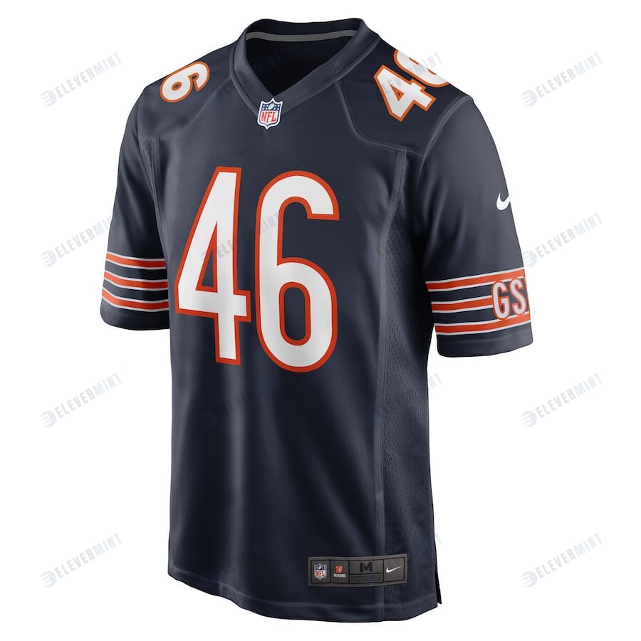 Christian Matthew 46 Chicago Bears Men Game Jersey - Navy