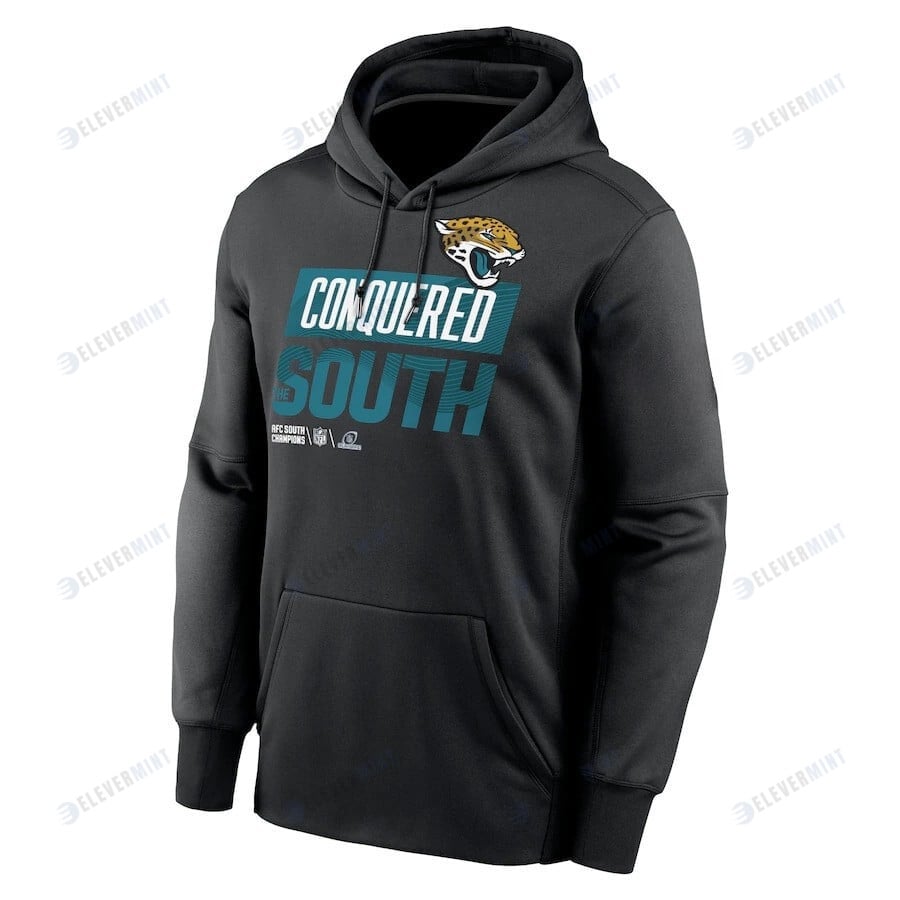 Jacksonville Jaguars 2022 AFC South Division Champions Locker Room Trophy Collection Pullover Hoodie - Black