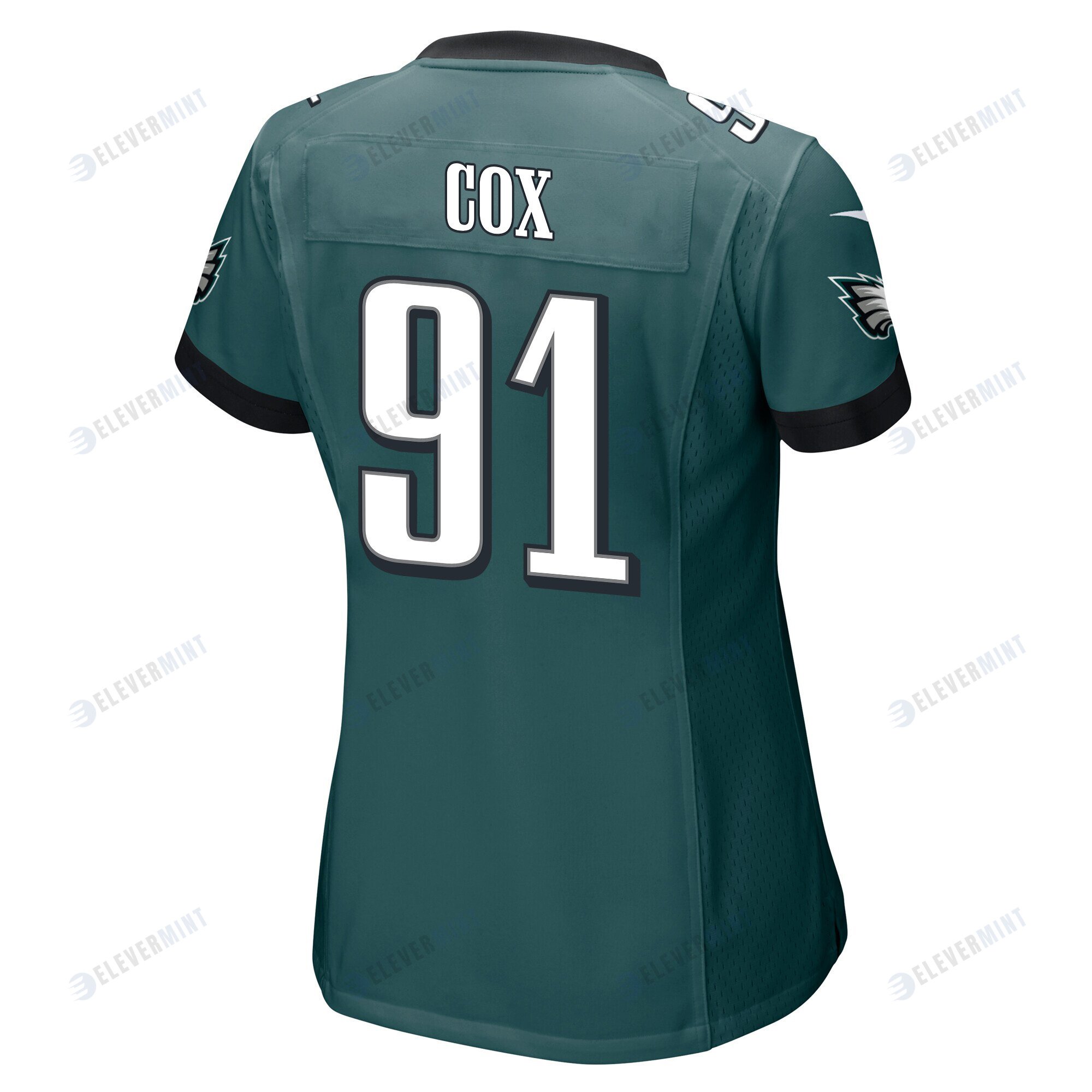 Fletcher Cox 91 Philadelphia Eagles Super Bowl LVII Champions Women Game Jersey - Midnight Green