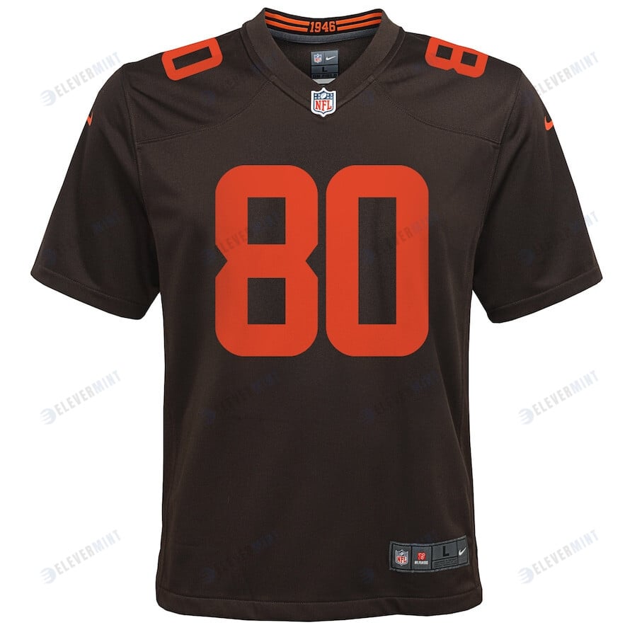 Jarvis Landry 80 Cleveland Browns YOUTH Alternate Jersey - Brown