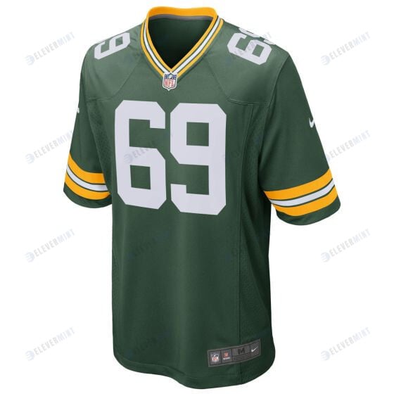 David Bakhtiari 69 Green Bay Packers YOUTH Home Game Jersey - Green