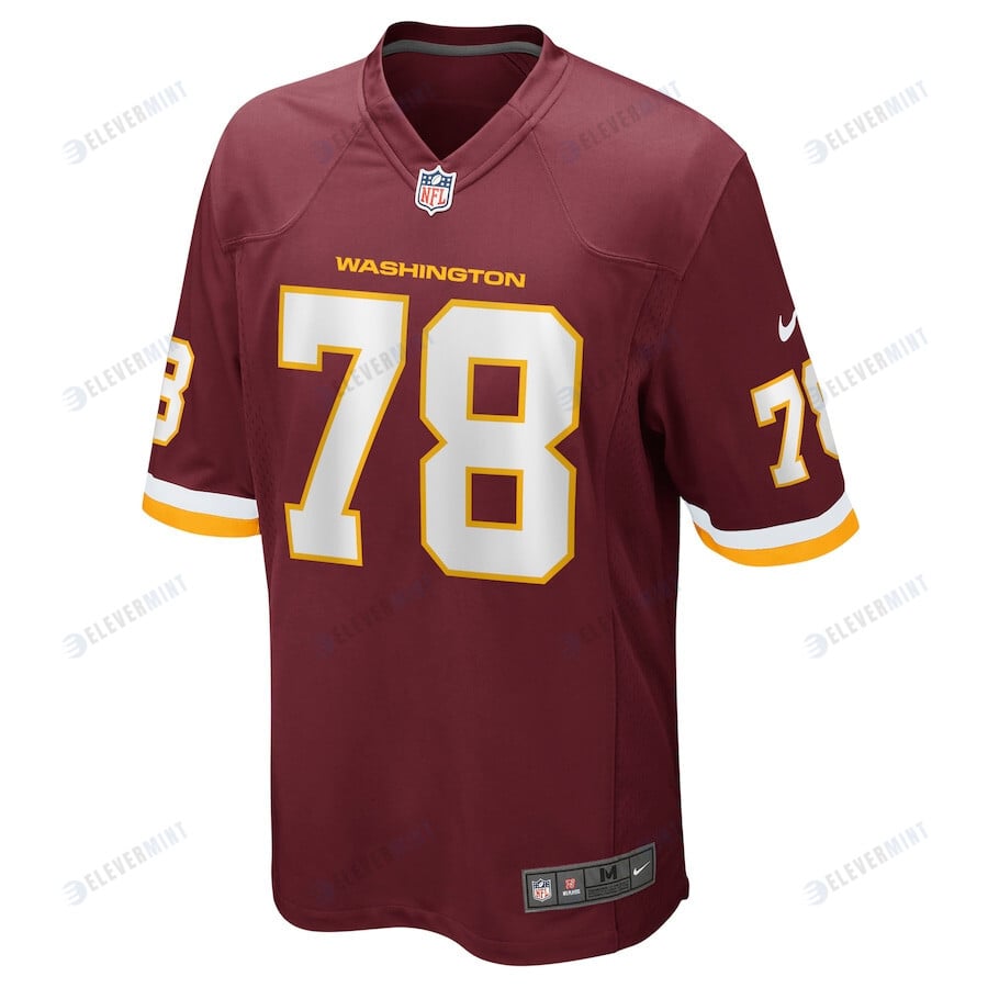 Cornelius Lucas 78 Washington Commanders Football Team Men Game Jersey - Burgundy