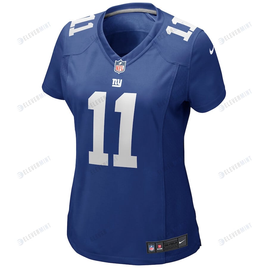 Phil Simms 11 New York Giants Women Game Retired Jersey - Royal