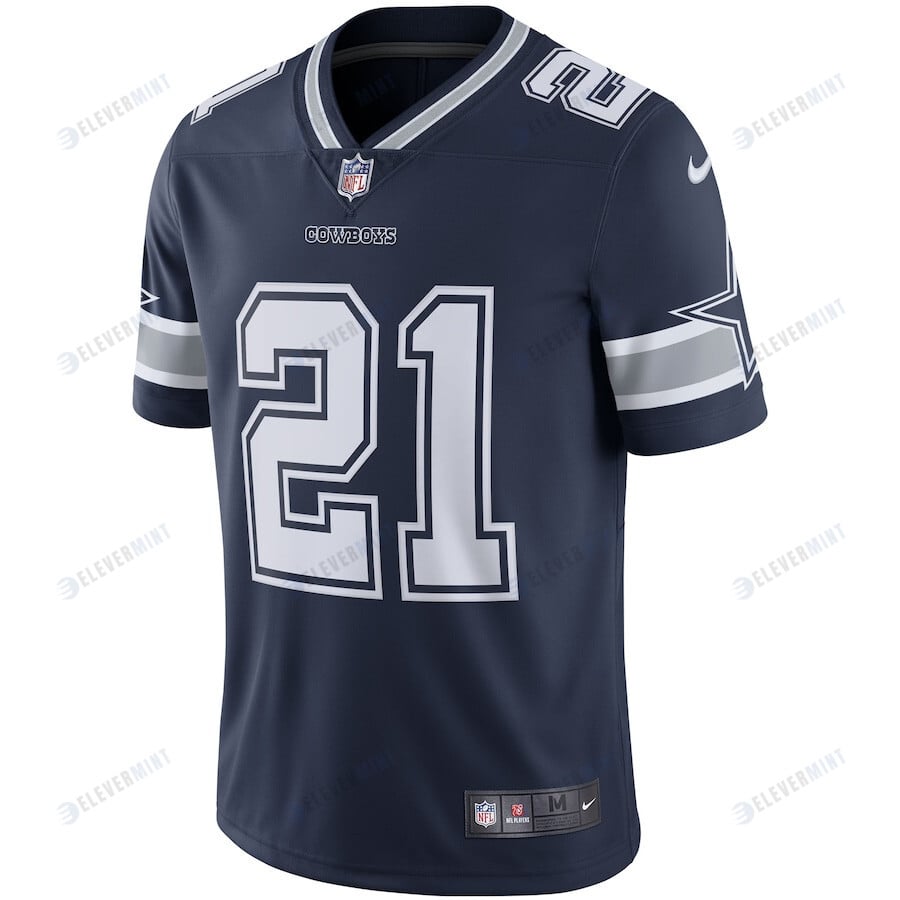 Ezekiel Elliott 21 Dallas Cowboys Vapor Limited Jersey - Navy