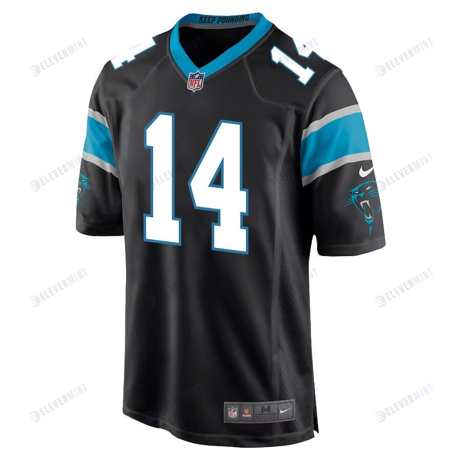 Andy Dalton 14 Carolina Panthers Men Game Jersey - Black