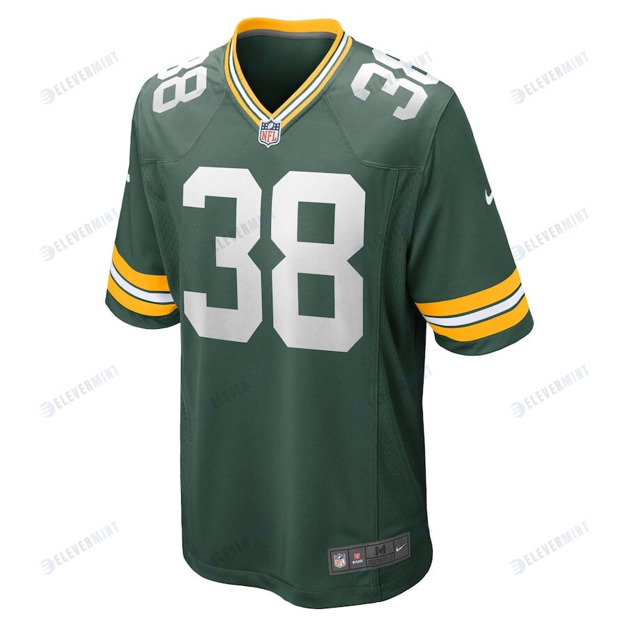 Zayne Anderson 38 Green Bay Packers Men Team Game Jersey - Green