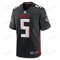 Drake London 5 Atlanta Falcons 2022 Draft First Round Pick Game Jersey In Black