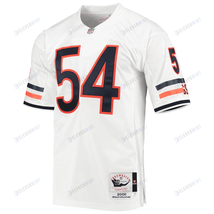 Brian Urlacher Chicago Bears Mitchell & Ness 2000 Throwback Retired Player Jersey - White