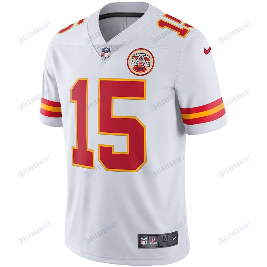 Patrick Mahomes 15 Kansas City Chiefs Vapor Limited Jersey - White