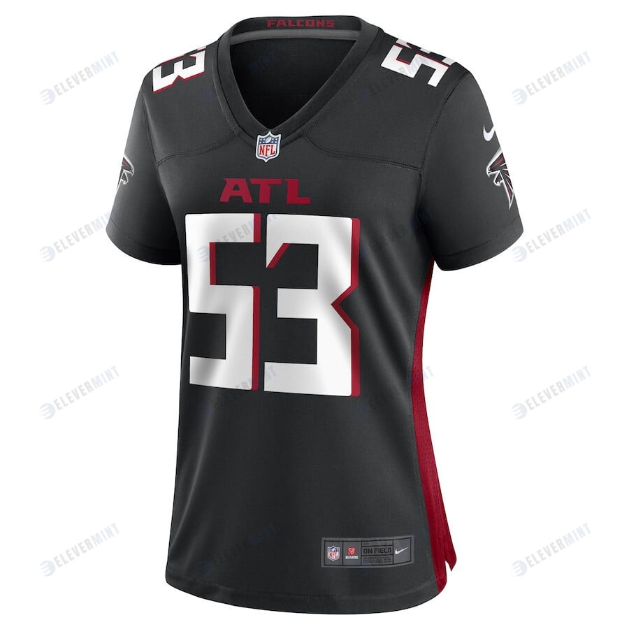 Nick Kwiatkoski Atlanta Falcons Women's Game Player Jersey - Black