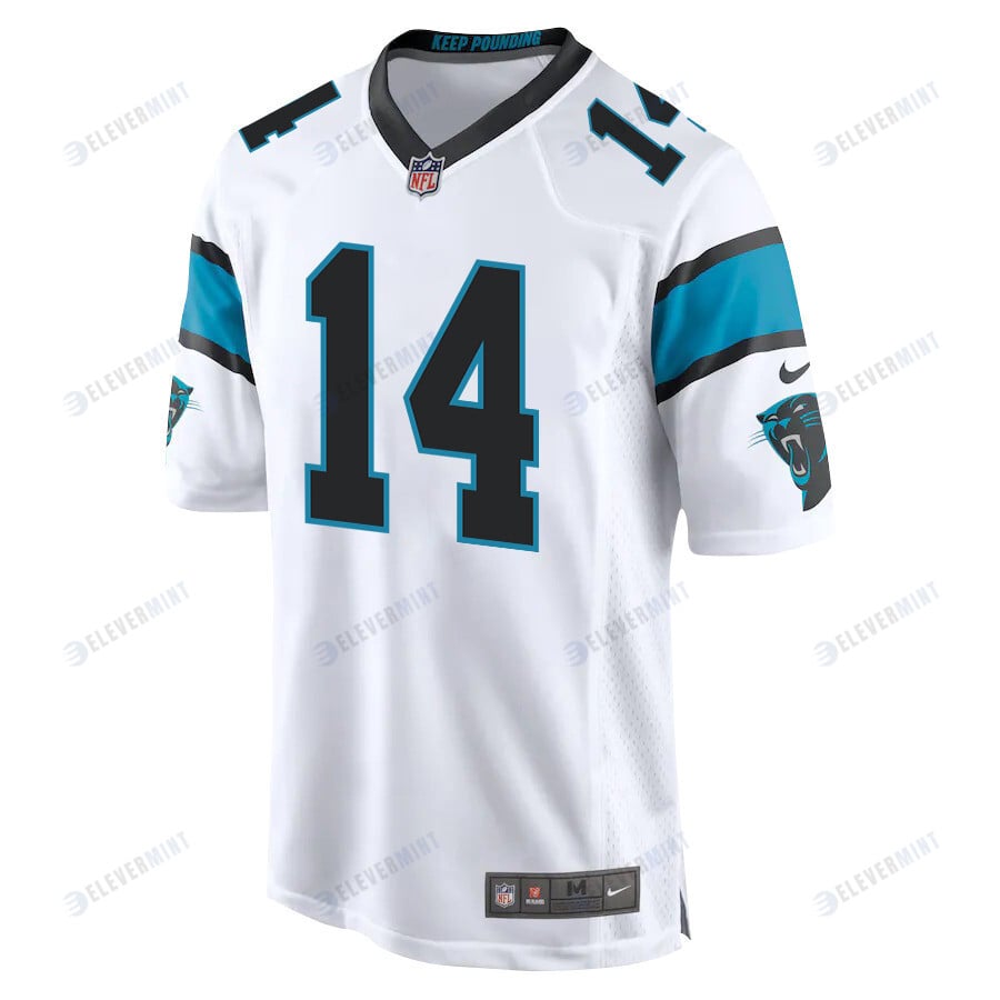 Andy Dalton 14 Carolina Panthers Men Game Jersey - White