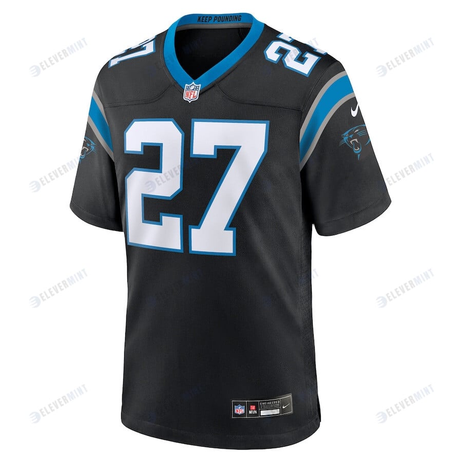 Sam Webb 27 Carolina Panthers Men Team Game Jersey - Black