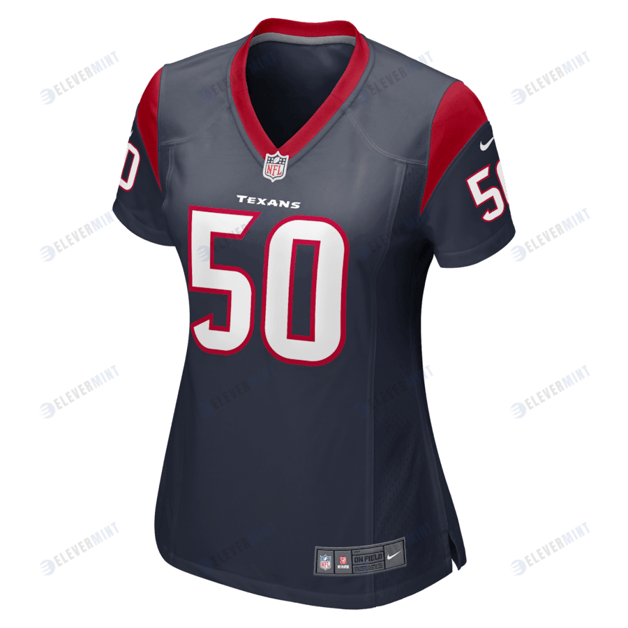 Chase Winovich 50 Houston Texans Women Team Color Jersey - Navy