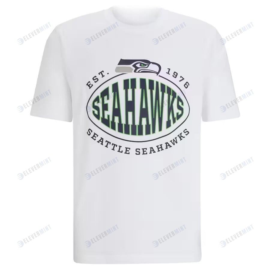 Seattle Seahawks Est.1976 Trap T-Shirt - White