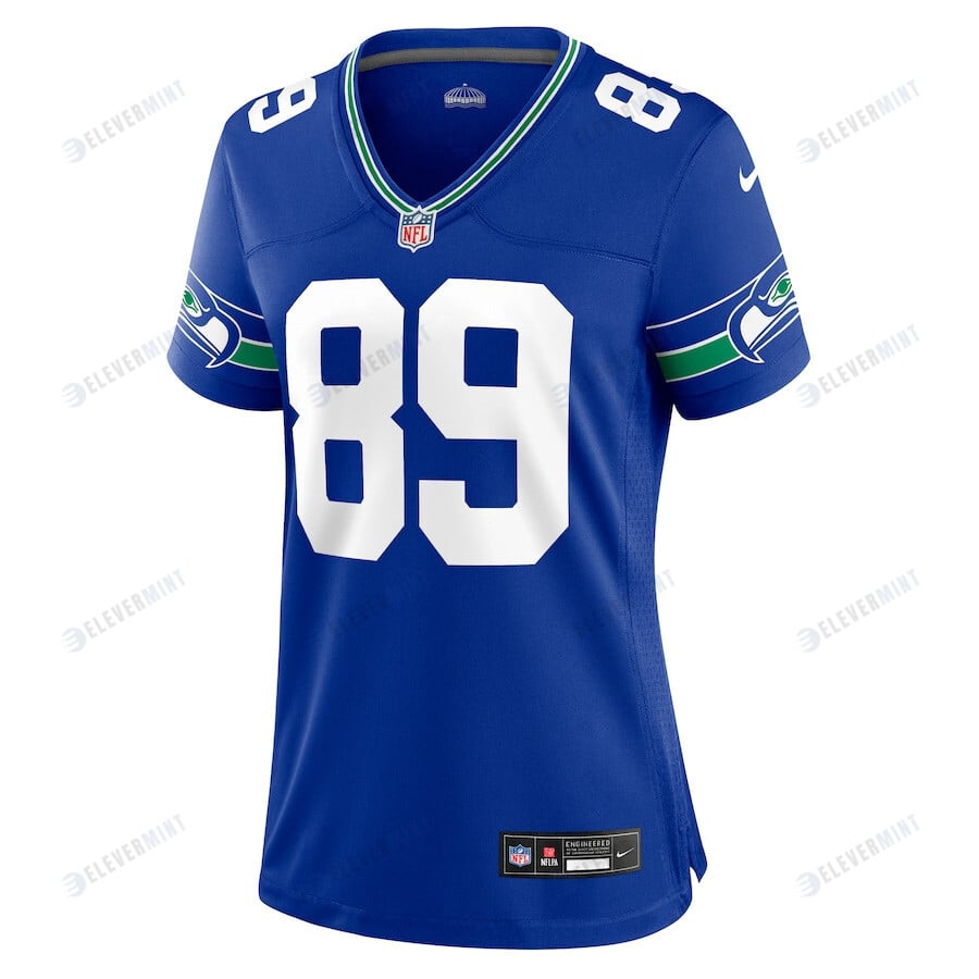 Will Dissly 98 Seattle Seahawks Women's Throwback Player Game Jersey - Royal