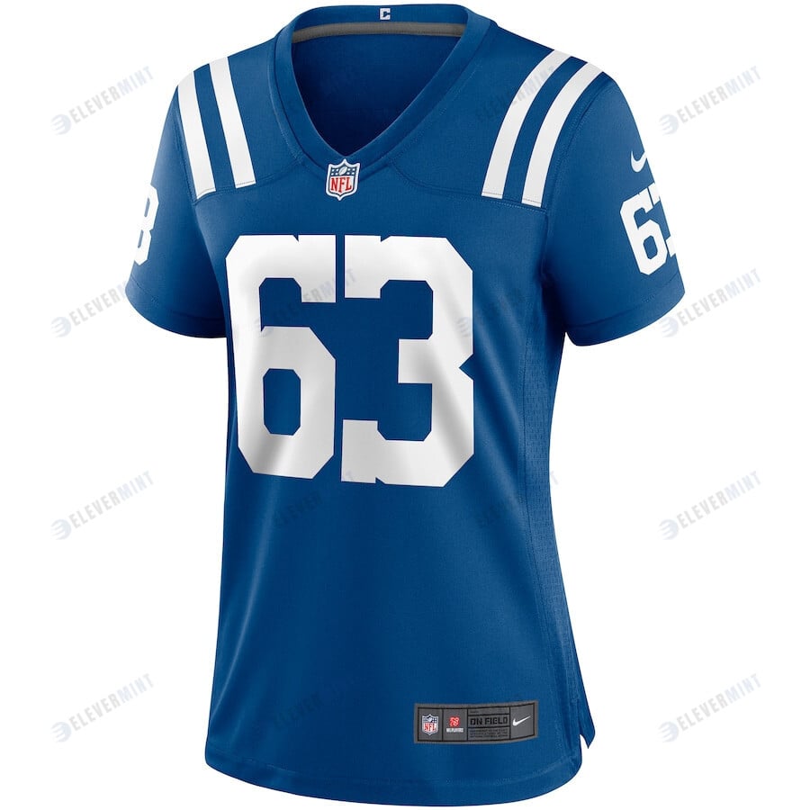 Danny Pinter 63 Indianapolis Colts Women Game Jersey - Royal