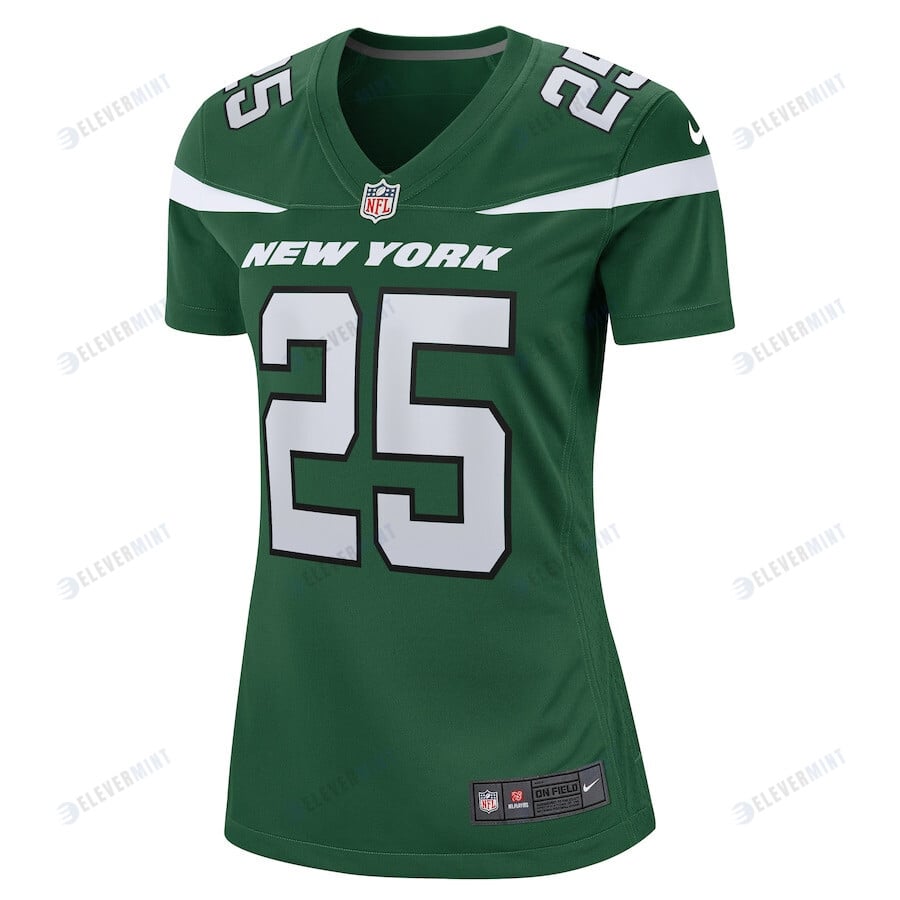 Israel Abanikanda 25 New York Jets Women Game Jersey - Gotham Green