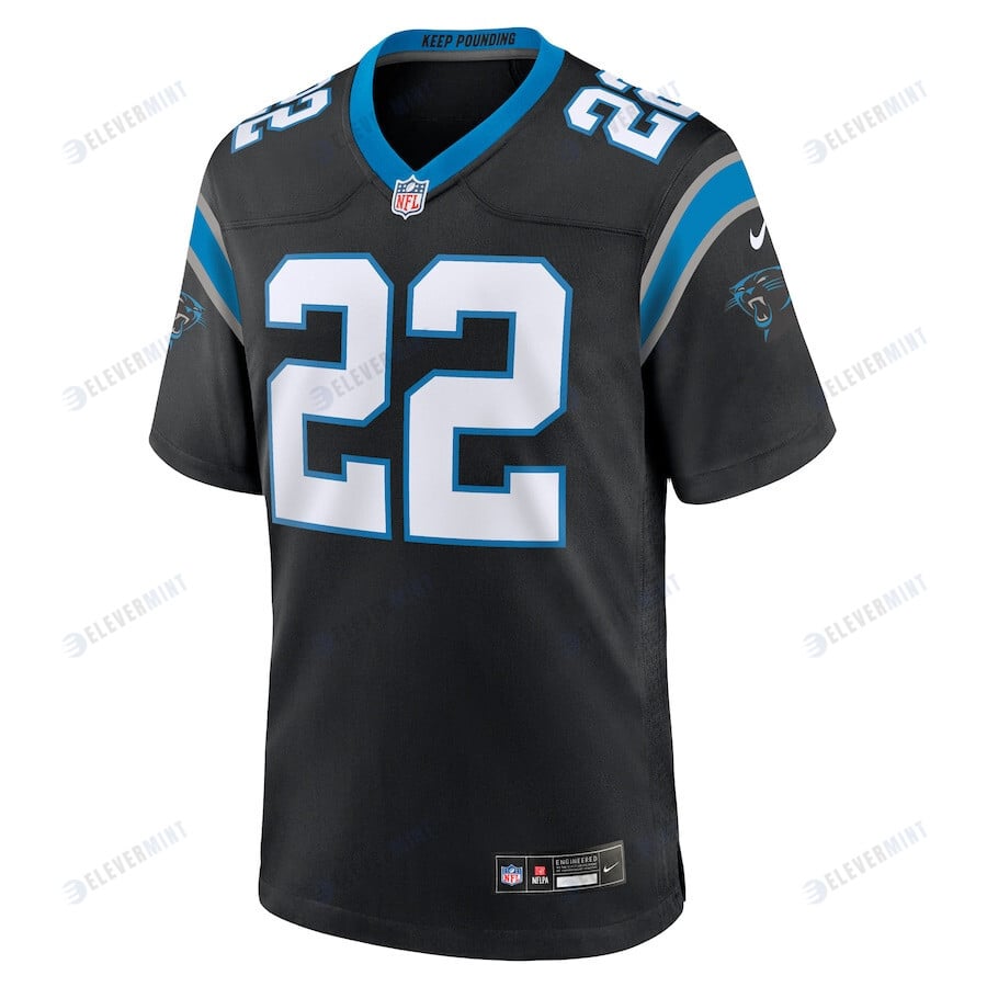 D'Shawn Jamison 22 Carolina Panthers Men's Team Game Jersey - Black